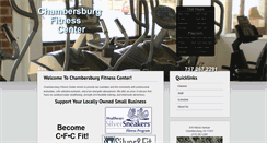 Desktop Screenshot of chambersburgfitnesscenter.com